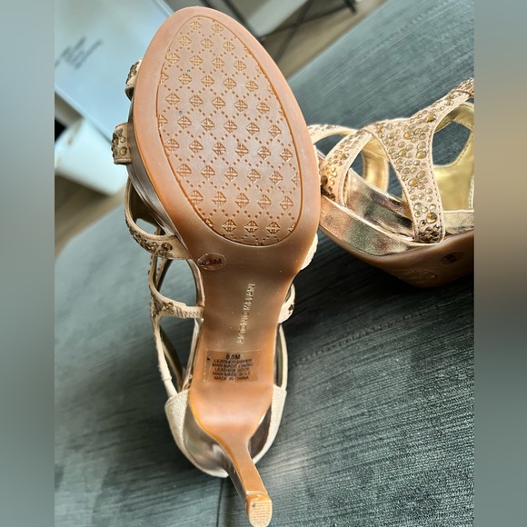 Rose Gold Antonio Melani Sparkly 4” Heels, Worn Once, Size 8.5 - Picture 5 of 6